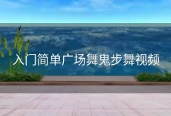 入门简单广场舞鬼步舞视频