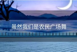 虽然我们是农民广场舞