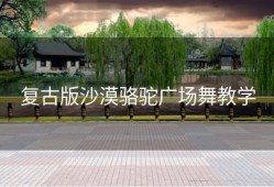 复古版沙漠骆驼广场舞教学