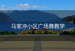 马家冲小区广场舞教学