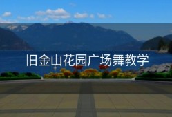 旧金山花园广场舞教学