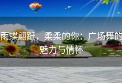 雨蝶翩跹，柔柔的你：广场舞的魅力与情怀