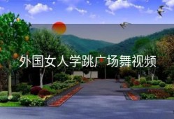 外国女人学跳广场舞视频