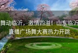 舞动临沂，激情四溢！山东临沂直播广场舞大赛热力开跳