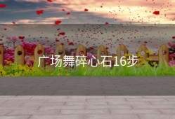广场舞碎心石16步