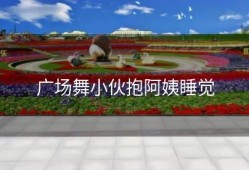 广场舞小伙抱阿姨睡觉