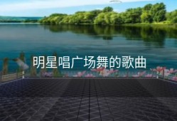 明星唱广场舞的歌曲