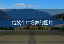 给放个广场舞的图片