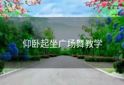 仰卧起坐广场舞教学