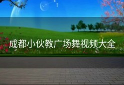 成都小伙教广场舞视频大全