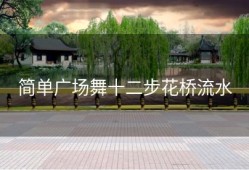 简单广场舞十二步花桥流水