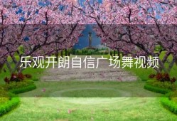 乐观开朗自信广场舞视频