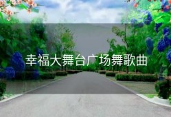幸福大舞台广场舞歌曲
