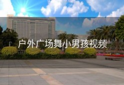 户外广场舞小男孩视频