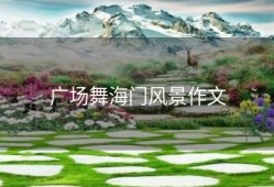 广场舞海门风景作文