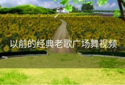 以前的经典老歌广场舞视频