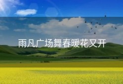 雨凡广场舞春暖花又开