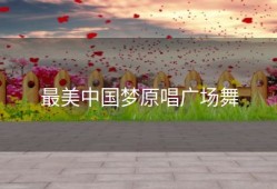 最美中国梦原唱广场舞