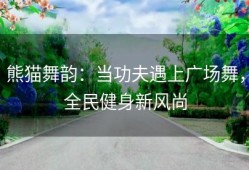 熊猫舞韵：当功夫遇上广场舞，全民健身新风尚