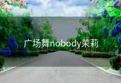 广场舞nobody茉莉