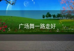 广场舞一路走好