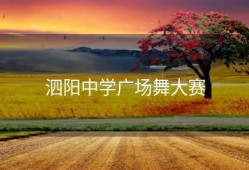 泗阳中学广场舞大赛