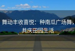 舞动丰收喜悦：种南瓜广场舞，共庆田园生活