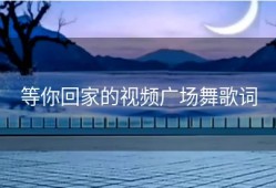 等你回家的视频广场舞歌词