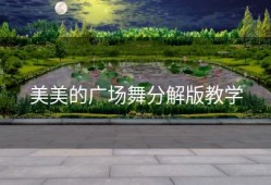美美的广场舞分解版教学