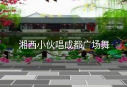 湘西小伙唱成都广场舞