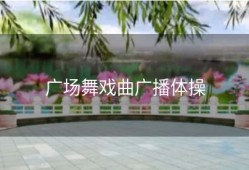 广场舞戏曲广播体操