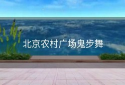 北京农村广场鬼步舞