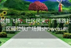 鼓舞飞扬，社区风采：广博路社区腰鼓队广场舞showcase