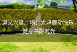 遵义兴隆广场：大妈舞动快乐，健身共融时光