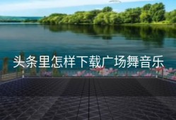 头条里怎样下载广场舞音乐