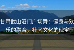 甘肃武山洛门广场舞：健身与欢乐的融合，社区文化的瑰宝