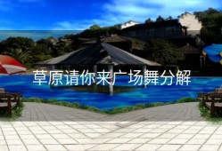 草原请你来广场舞分解