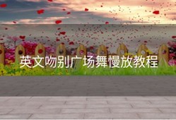 英文吻别广场舞慢放教程