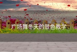 广场舞冬天的景色教学