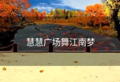 慧慧广场舞江南梦