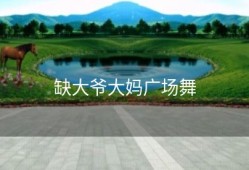 缺大爷大妈广场舞