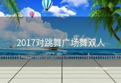 2017对跳舞广场舞双人