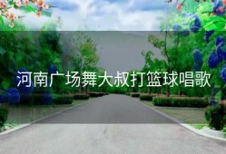河南广场舞大叔打篮球唱歌