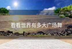 看看世界有多大广场舞