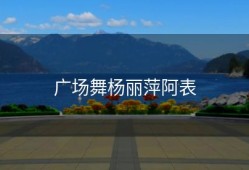 广场舞杨丽萍阿表