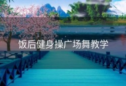 饭后健身操广场舞教学