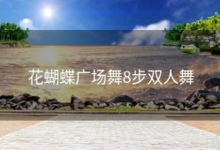 花蝴蝶广场舞8步双人舞