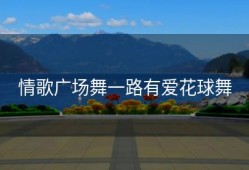 情歌广场舞一路有爱花球舞